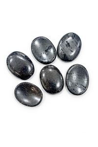 Natural Hematite Thumb Worry Stone | Polished Healing <b>Crystal</b> Thumb Stone | Wholesale Manufacturer & Supplier From India - Product Image 3