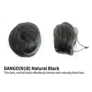 Extensión de Moño de Cabello Sintético Hecho en Corea, Postizo de Moño Despeinado Tipo Donut para Mujer - Product Image 3