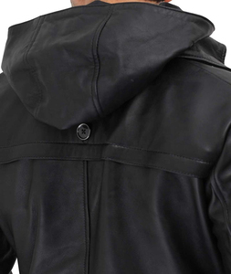 Abrigo de Cuero para Hombre, Chaqueta Larga de Cuero PU de Primera Calidad, Prenda Exterior Elegante para Invierno, Ajuste Cómodo, Ropa de Moda Casual para Hombre - Product Image 4