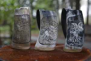 Juego de Vasos de Cuerno de Búfalo de Alta Calidad, Pulidos y Elegantes, para Beber, de Primera Calidad, Universales - Product Image 6