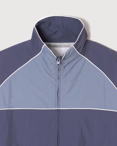 <b>Men's</b> Casual <b>Jacket</b> With Reflective Piping Lightweight Nylon Zip up Streetwear Windbreaker Track <b>Jacket</b> <b>for</b> Girls - Product Image 4