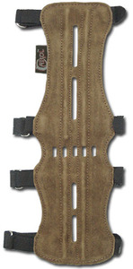 Protège-bras traditionnel pour la chasse à l'arc – en cuir de vache véritable, réglable, pour le tir en plein air, compatible ambidextre - Product Image 4