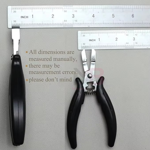 Professional Hair <b>Extension</b> Pliers With BlacK Color Handle Micro Ring Link <b>Bead</b> Closer Tool For Hair Care Hair Salon Use - Product Image 6