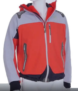 Men's <b>Brown</b> Hooded Puffer Jacket Waterproof <b>Fleece</b> Lining Regular Fit Solid Color Zipper Closure Sporty Winter Wear - Product Image 3