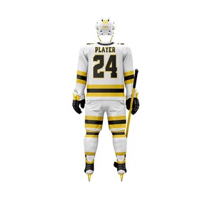 Newest Design Printing Ice Hockey Uniform 100% Polyester Custom Logo Breathable Short High Performance Hockey Sports Shorts Set - Product Image 3