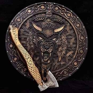 Cortador de Pizza Vikingo de Acero al Carbono de Grado Industrial Personalizado con Mango de Madera de Palisandro, 12 Pulgadas de Longitud Total, 1 Mes de Garantía, para Camping - Product Image 6