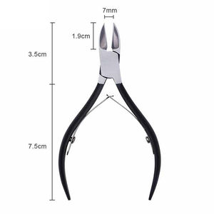 MAHFOOZ INSTRUMENTS Pince à cuticules professionnelle en acier inoxydable Outils de pédicure et de manucure Pince de qualité supérieure - Product Image 4