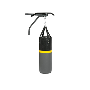 Sac de boxe vert pour entraînement, rembourré en éponge, en tissu Oxford durable, avec fermeture élastique, pour la pratique du punching adulte - Product Image 4