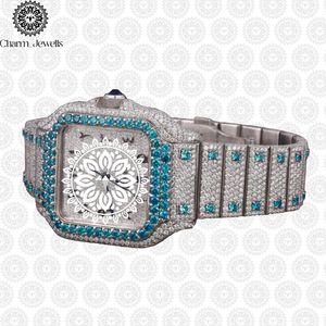 Reloj Charm Jewells de Lujo, Acero Inoxidable, 40 mm, Movimiento Mecánico Analógico, Fecha Automática, Luminoso, Botón de Presión, Cierre Oculto, Resistente al Agua 10 Bar - Product Image 5
