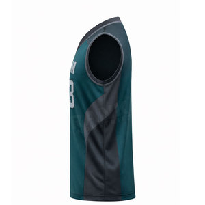 Venta Directa de Fábrica, Jersey de Baloncesto Personalizable al Por Mayor de Alta Calidad de Secado Rápido con Bordado 3D para Adultos - Product Image 3
