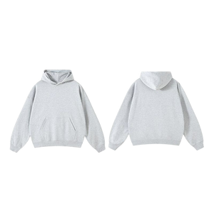 Sweat-shirt à capuche pour femme avec logo personnalisé, décontracté, uni, rose, pour le streetwear - Product Image 5