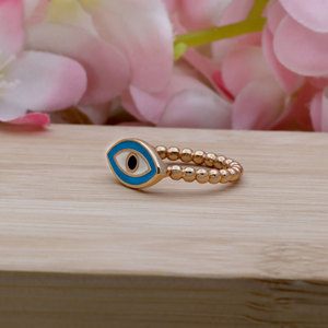 Evil Eyes <b>Ring</b> Colorful Enamel <b>Rings</b> for Women <b>Silver</b> Gold Plated <b>Adjustable</b> Open <b>Ring</b> Lucky Protection Jewelry - Product Image 6