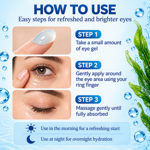 Crème Gel Rafraîchissante Anti-Fatigue aux Algues OEM/ODM pour les Yeux, Contre les Poches, Hydratante et Éclaircissante, Prix de Gros avec Marque Privée - Product Image 6