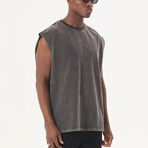 Camiseta Deportiva Personalizada para Hombre, Fabricante OEM, Camiseta sin Mangas para Entrenamiento en el Gimnasio, Tejido Transpirable para Marcas y Pedidos al por Mayor - Product Image 4
