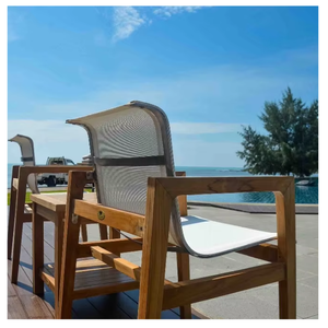 เก้าอี้ไม้กลางแจ้งรุ่น Catalina Ocean ขายดี รุ่น 'Moon Chair' คุณภาพสูงจากอินโดนีเซีย เหมาะสำหรับสวนและห้องนั่งเล่น - Product Image 1