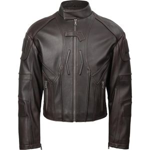 Blouson de moto en cuir PU pour homme, design moderne, vêtements de moto élégants, vêtements décontractés, vêtements d'extérieur tendance - Product Image 3