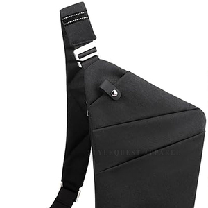 Sac bandoulière pour homme de haute qualité, durable, tendance, populaire, avec fermeture à glissière, en polyester - Product Image 6