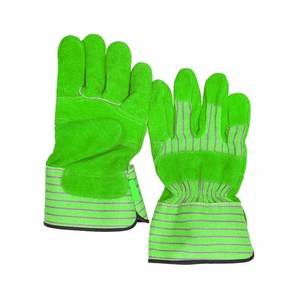 Gants de travail en cuir de vachette renforcé, haute performance, doux et confortables, résistants à la chaleur, pour la construction et le jardinage - Product Image 5