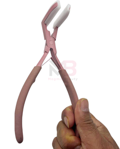 Herramientas para extensiones de cabello en stock: Alicates para sellar extensiones de cabello con cinta adhesiva, pinza de estilista para cabello, superficie plana - Product Image 4