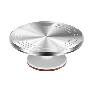 Support à gâteau rotatif en aluminium de 12 pouces, plateau tournant pour gâteau, fournitures de décoration de gâteaux et de cupcakes - Product Image 4