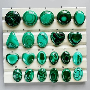 Malaquita Verde, Piedra Preciosa Suelta, Cabujón Natural, Cristal, Piedra de Nacimiento, para Joyería, Regalo - Product Image 1
