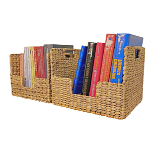 Cesta de Almacenamiento de Jacinto de Agua Natural, Cesta Tejida para Revistas, Porta Periódicos y Libros para el Hogar, Oficina, Sala de Estar, de Vietnam - Product Image 5