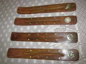 High on Demand Religious Wooden <b>Incense</b> <b>Stick</b> <b>Holder</b> Agarbatti Stand with Customizable Design for Indian Home Decor for sale - Product Image 2