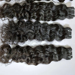 Extensions de cheveux humains vierges indiens Arrow Exim, lots de 100g, double trame machine, styles bouclés durables - Product Image 6