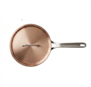Factory Supplier Copper Finished Metal Handle Stainless Steel Sauce <b>Pan</b> Contemporary Style <b>Induction</b> Cooker Compatible - Product Image 2
