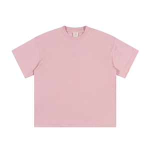 เสื้อยืดโอเวอร์ไซส์สั่งทำ OEM ราคาโรงงาน พิมพ์ลายซิลค์สกรีน ผ้าคอตตอนแท้ หนัก 300 กรัม ทรงหลวม แขนสั้น สำหรับผู้ชาย - Product Image 5