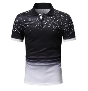 Polo en maille 100 % polyester à sublimation, séchage rapide, décontracté, respirant, grande taille, personnalisable pour uniformes - Product Image 2