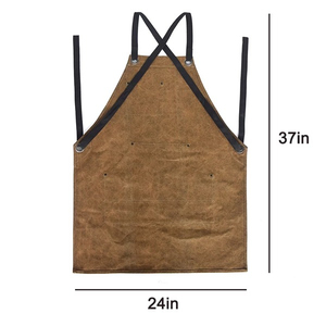 Classic Design Made Welding <b>Aprons</b> Reinforced Stitched Fashionable Breathable Welding <b>Apron</b> At Wholesale Cheapest Rates - Product Image 2