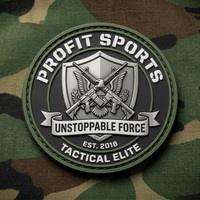 Patch Tactique Sportif 3D Personnalisé en PVC, Badge Triangle à Fixation Magnétique, Taille Personnalisable, Marque pour Vêtements/Sacs/Chaussures/Gants/Casquettes