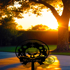 CIFbuy Insegna Natalizia Vintage da Esterno, Decorazione Festiva per Giardino, Patio, Prato, TikTok per Servizio di Ritiro Temu - Product Image 2