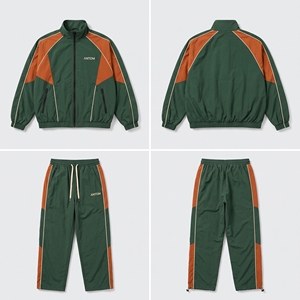 Custom Hooded Windbreaker Tracksuit Set Men's <b>Nylon</b> <b>Jogger</b> Pants Wholesale OEM - Product Image 3
