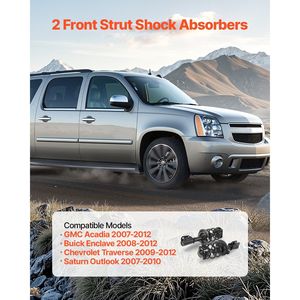 2 Pezzi Ammortizzatori Anteriori con Molla Elicoidale per GMC Acadia 2007-2012 e Buick 2008-2012, Sospensioni Tuning - Product Image 2