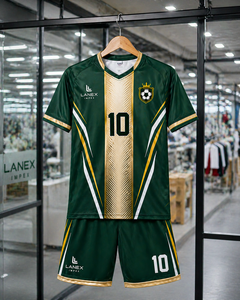 Conjunto de Uniforme de Fútbol Sublimado Personalizado OEM, Pantalones Cortos de Fútbol para Hombre, Ropa Deportiva de Secado Rápido, Ropa de Entrenamiento para Equipos - Product Image 6