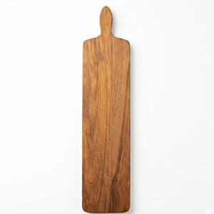 Planche à charcuterie extra longue en bois de noyer, grande planche de service en bois avec poignée pour fromage, pain, fruits, pour service en restaurant - Product Image 2