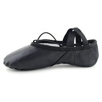 Chaussures de danse de haute qualité pour femmes, en cuir véritable, doublure en coton, talon bas, semelle fendue, pour ballet latin, gymnastique et jazz, BOLD