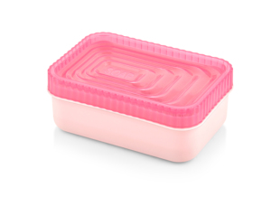 Simple Plastic <b>Soap</b> Dish With Lid Waterproof <b>Soap</b> <b>Holder</b> For Bathroom Use Blue And Pink Colors - Product Image 2
