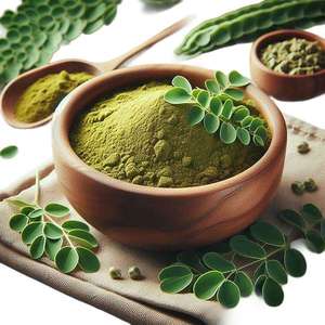 Poudre de feuilles de Moringa biologique pour l'approvisionnement en produits naturels, poudre de feuilles vertes fines pour les applications alimentaires et de boissons - Product Image 6