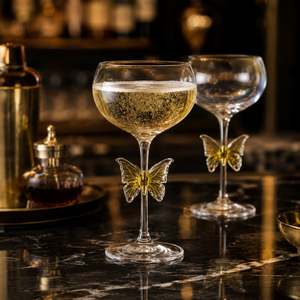 Verres à cocktail transparents en borosilicate faits à la main de 385 ml, sans plomb, coupe Martini, verres à Margarita, verrerie de bar réutilisable en gros - Product Image 6