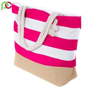 100% sacs fourre-tout en coton durable et écologique conception d'impression océanique sac à provisions réutilisable personnalisable avec fermeture à glissière - Product Image 5