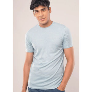 T-shirt pour homme de haute qualité à motifs, polyester/coton, logo sur le devant, respirant, séchage rapide, manches courtes, nouvelle arrivée - Product Image 4