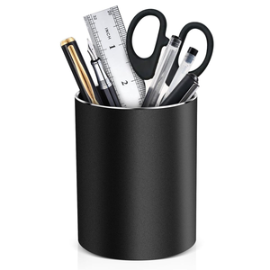 <b>Compact</b> Metal Pencil Cup for <b>Desk</b> Storage - Product Image 1