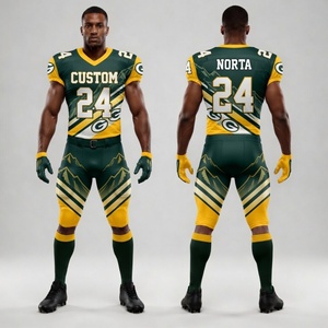 Full Allover Sublimated Spandex Polyester Football Kit Featuring Lightweight Breathable <b>Material</b> - Product Image 3