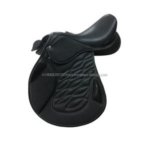 Silla de Doma Inglesa de Cuero Directo de Fábrica con Arco de Madera y Plástico para Espectáculos Ecuestres - Product Image 1