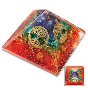 Pyramide d'énergie Orgone en cuivre pour la méditation et la guérison Reiki, produit artisanal d'Inde, outils spirituels - Product Image 3