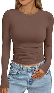 Custom <b>Women</b> Spandex/Nylon <b>Long</b> Sleeve Yoga <b>Shirt</b> Eco-Friendly Quick Dry Skinny Fit Factory Direct OEM ODM Sportswear Breathable - Product Image 3