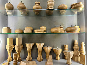 Pieds de canapé robustes en bois de caoutchouc massif, écologiques, pour appartement moderne et ferme, installation facile, taille OEM personnalisée - Product Image 3